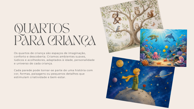 Pinturas para quartos de criança