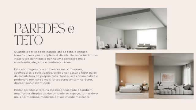 Pintura de paredes e teto